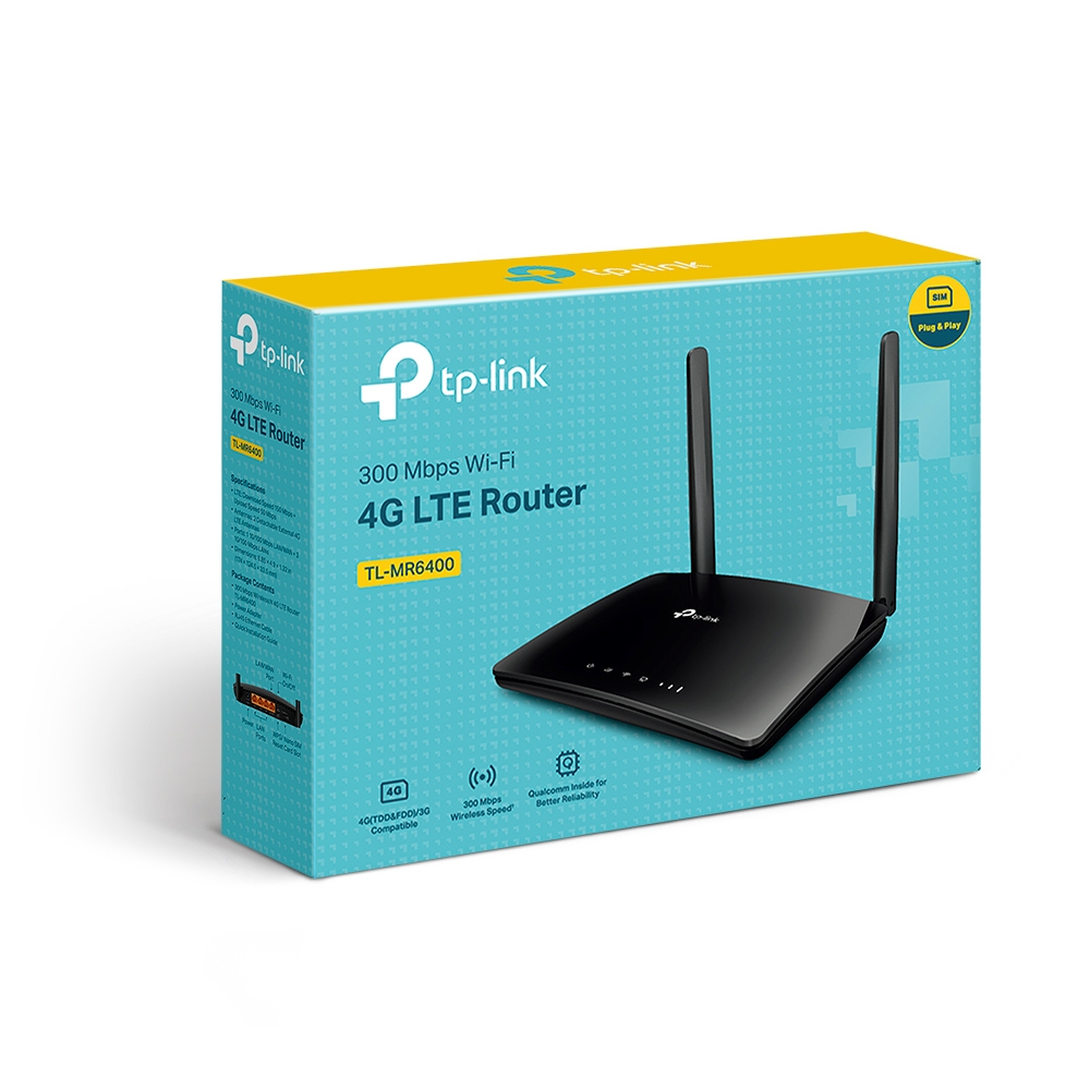 TP-MR6400 Bộ Phát TP-Link Wifi Router 4G LTE 300Mbps