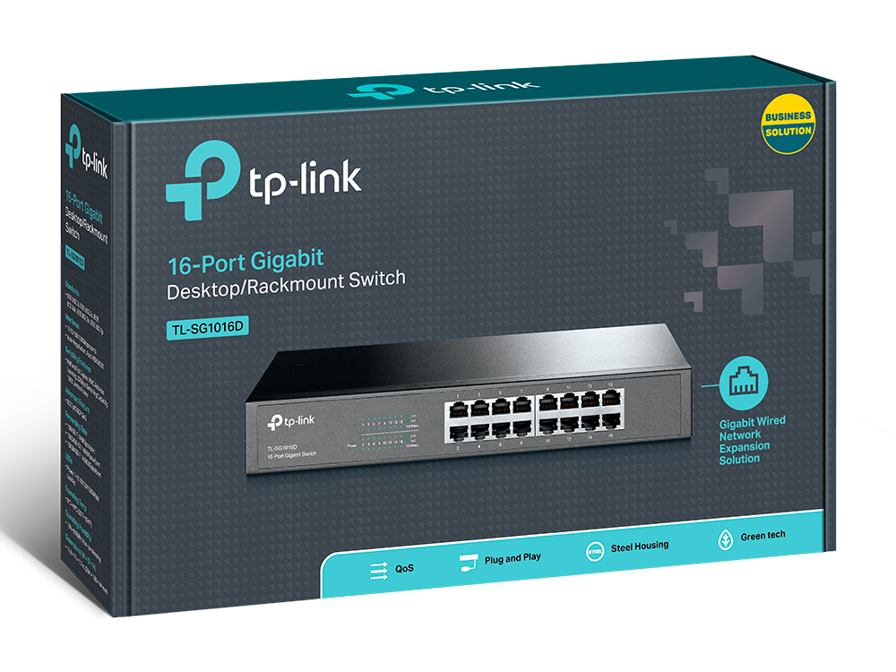 TL-SG1016D Bộ chia tín hiệu 16 cổng Gigabit Desktop/Rackmount
